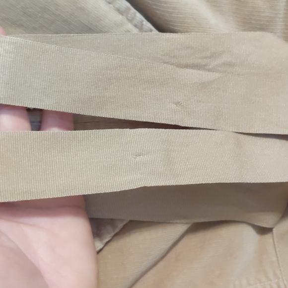 Juniors Plugg Tan Corduroy Cropped L/S Jacket w/front button & ribbon be… - Picture 10 of 12